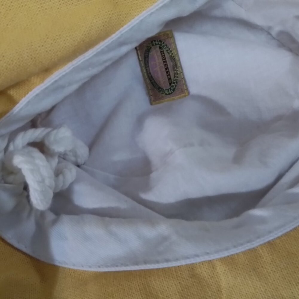 Scala Collezione Drawstring Bucket Hat Yellow One… - image 2